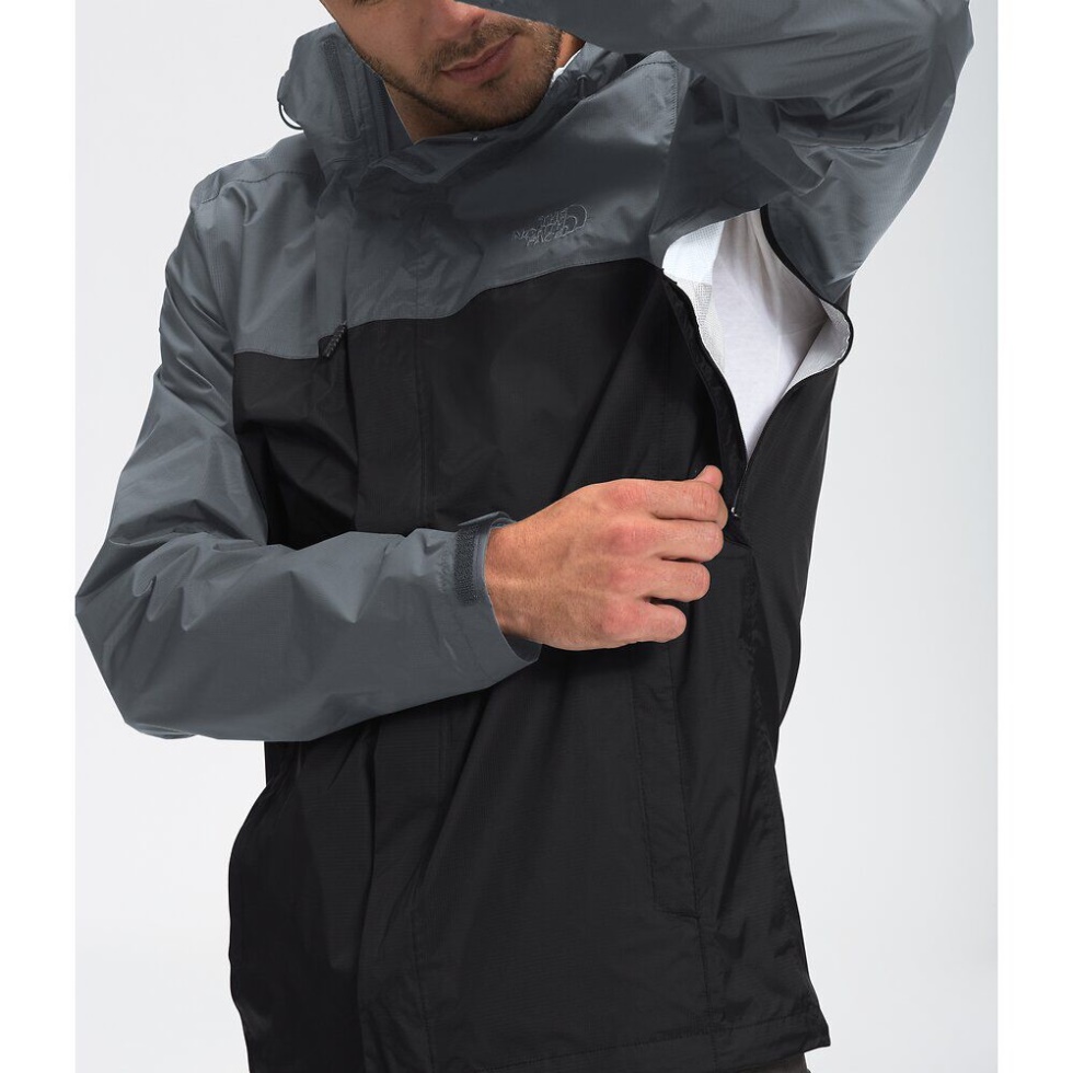 Black The North Face Men Venture 2 Jacket