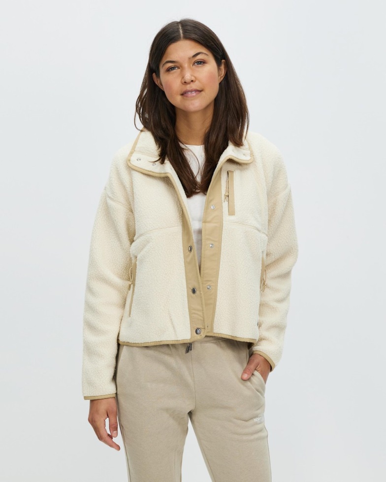 Bleached Sand The North Face Cragmont Fleece Jacket