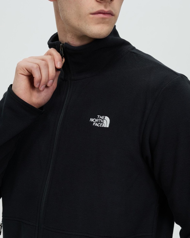 The North Face Tka Glacier Fleece Full Zip Jacket Black