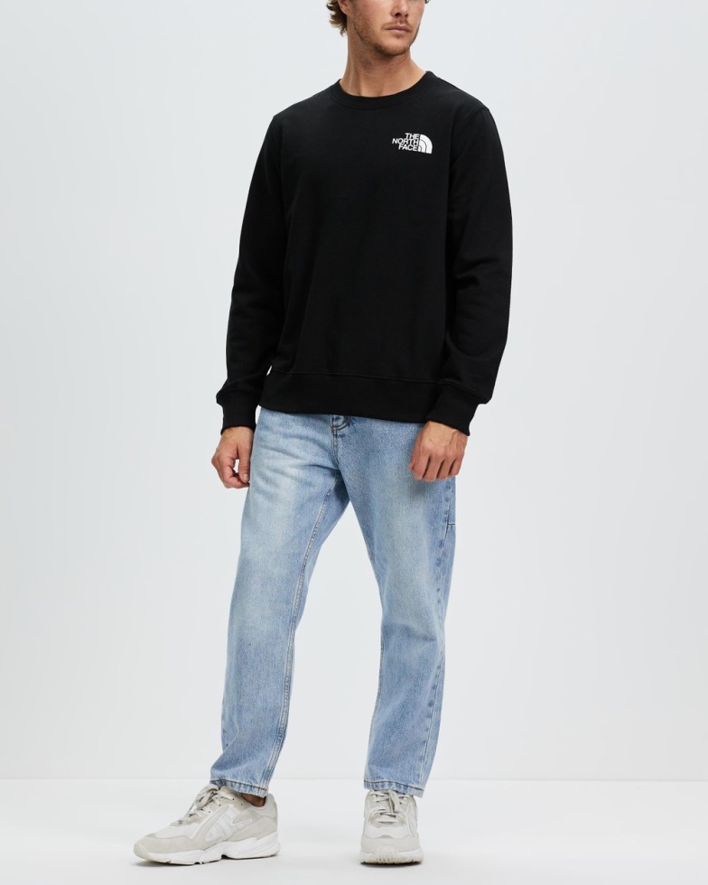 Box Nse Crew Sweatshirt Black The North Face