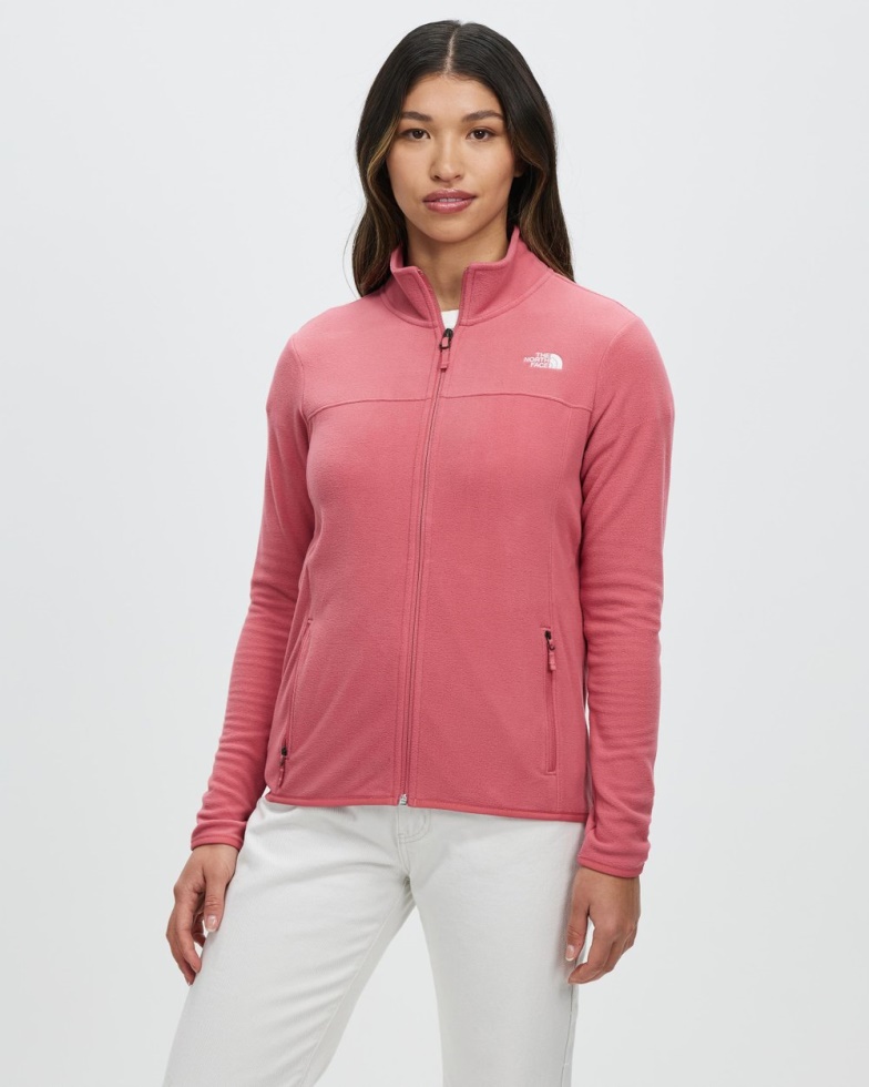 The North Face Tka Glacier Fleece Full Zip Jacket Slate Rose