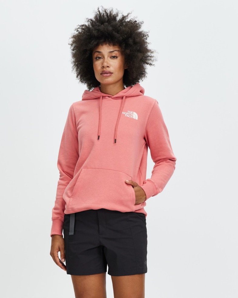 The North Face Box Never Stop Exploring Pullover Hoodie Faded Rose